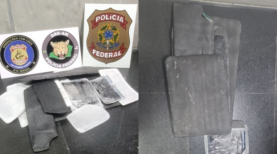 PF apreende mais de 40 kg de drogas com passageiros no Aeroporto de Manaus