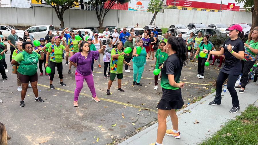 Prefeitura de Manaus mobiliza comunitários da zona Leste em ação de saúde contra obesidade e sedentarismo