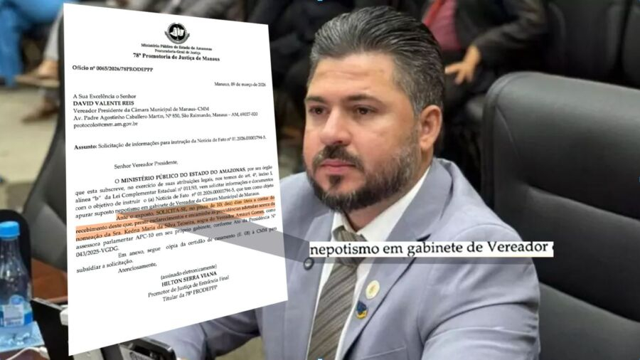 ESCÂNDALO: Vereador Amauri Gomes nomeia a sogra e vira alvo do MP por crime de nepotismo