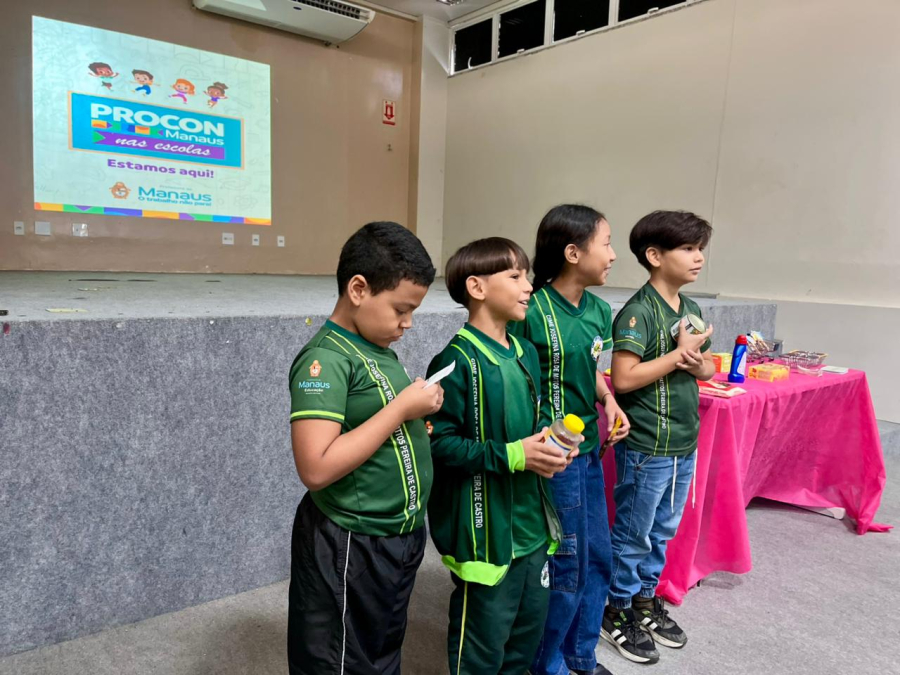 Prefeitura leva ação ‘Procon Manaus nas Escolas’ para Cmei e fortalece formação cidadã de alunos da rede municipal