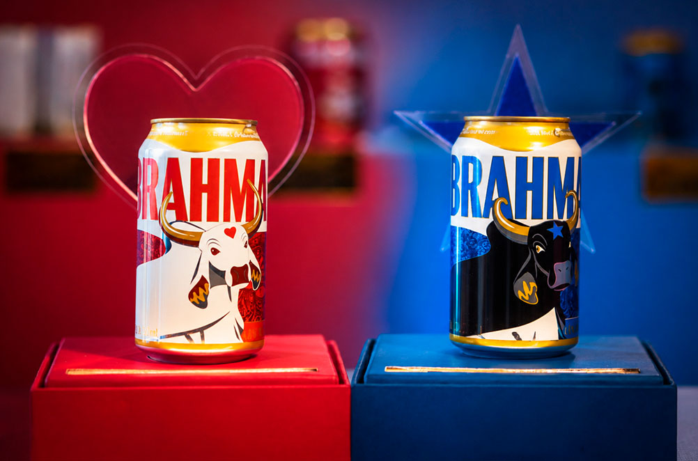 Brahma homenageia Batucada e Marujada nas latas temáticas do Festival de Parintins 2026
