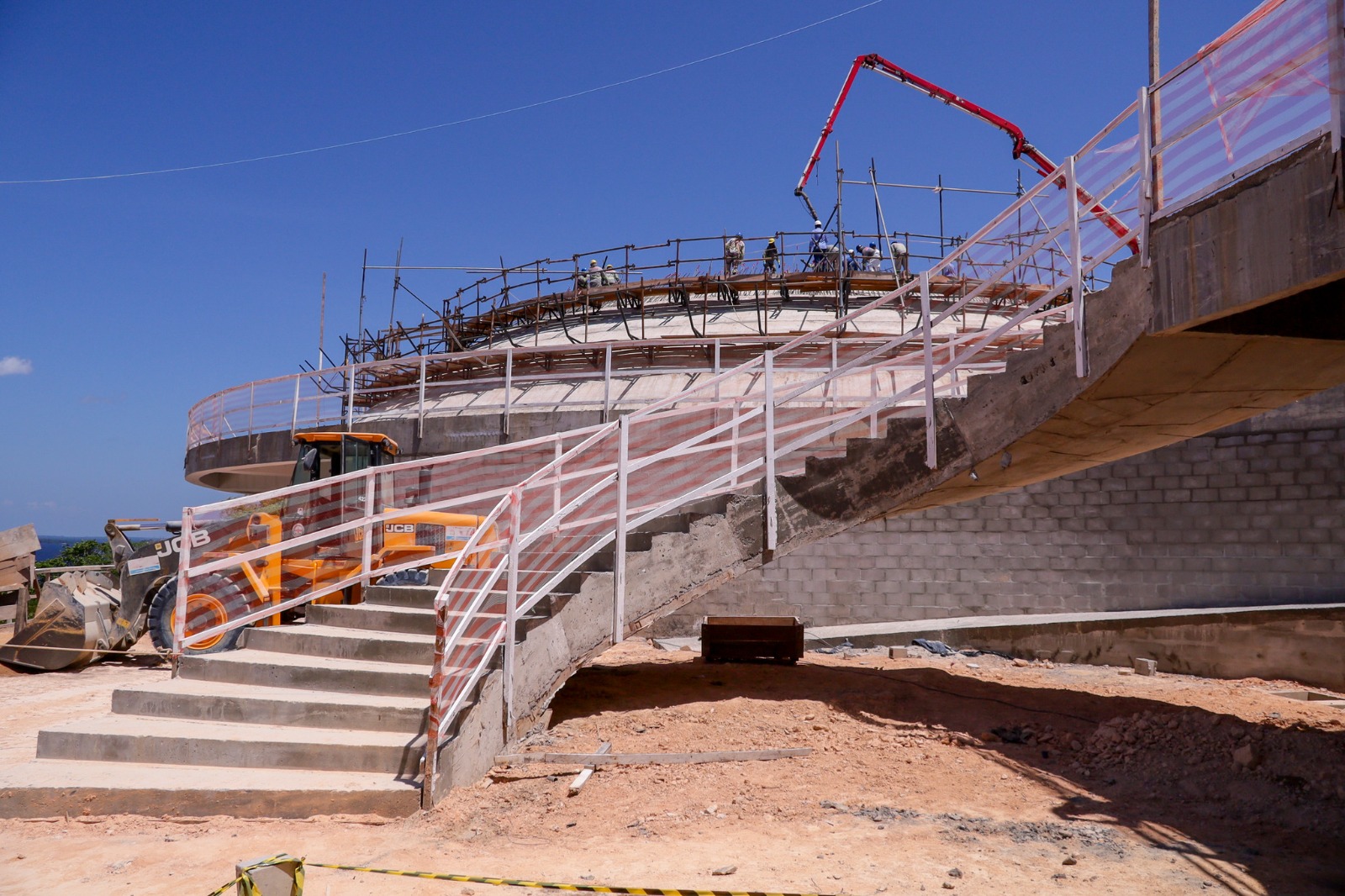 Parque Encontro das Águas Rosa Almeida entra em nova etapa com concretagem