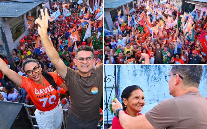 David destaca obras que melhoraram a vida da população durante caminhada nas zonas Norte e Leste