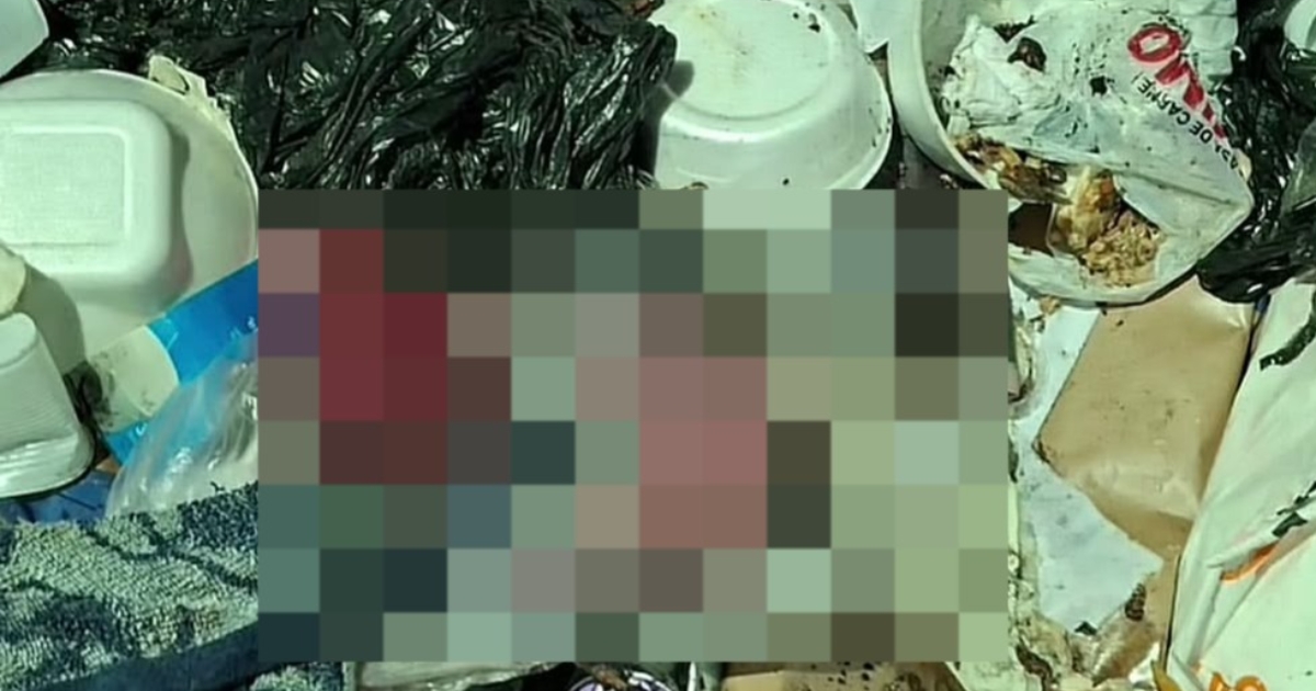 Feto humano é localizado entre sacos de lixo no Centro de Manaus
