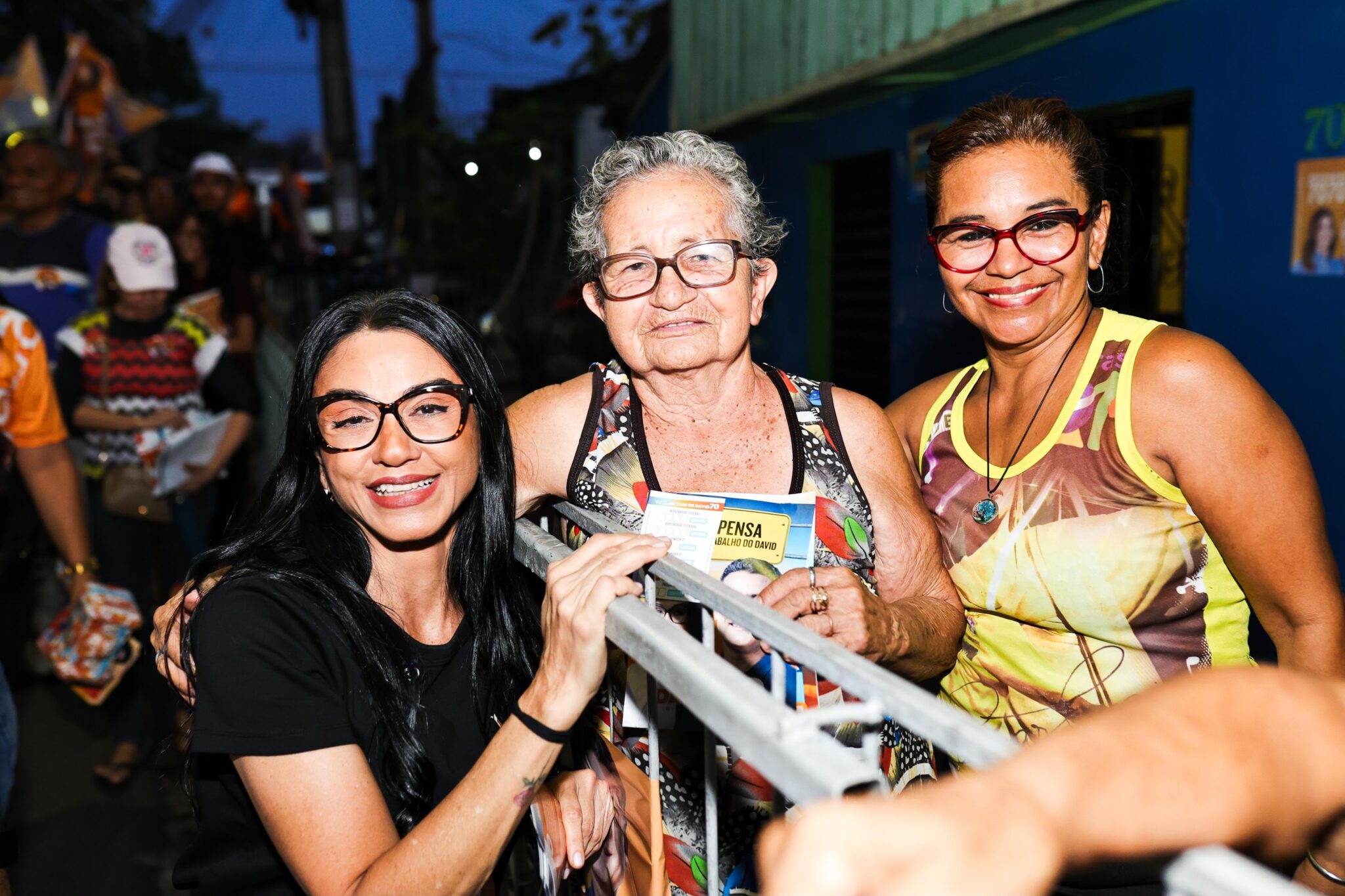 Dra. Shádia, vice de David, amplia força do 70 nas ruas de Manaus e acelera mobilização na reta final