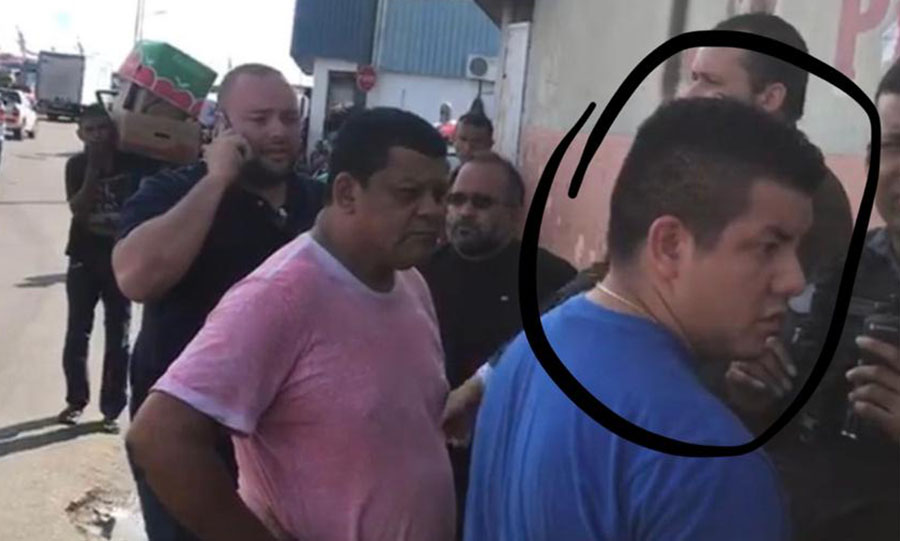 Policial Militar armado à paisana teria tentado intimidar equipe do deputado estadual Fausto Jr, do Partido Verde (PV).